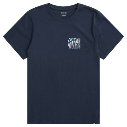 Front - Animal Mens Jacob Cromer Rising Sun T-Shirt