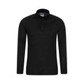 Front - Mountain Warehouse Mens Talus Zip Neck Long-Sleeved Thermal Top