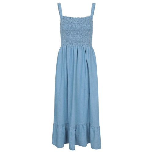 Front - Mountain Warehouse Womens/Ladies Marbella Strappy Shirred Midi Dress