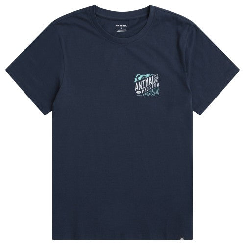 Front - Animal Mens Jacob Padstow Rising Sun T-Shirt