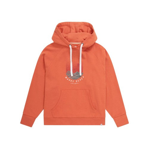 Front - Animal Womens/Ladies Kaya Happy Organic Hoodie
