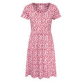 Front - Mountain Warehouse Womens/Ladies Essentials Lora Stripe V Neck Skater Dress