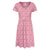 Front - Mountain Warehouse Womens/Ladies Essentials Lora Stripe V Neck Skater Dress