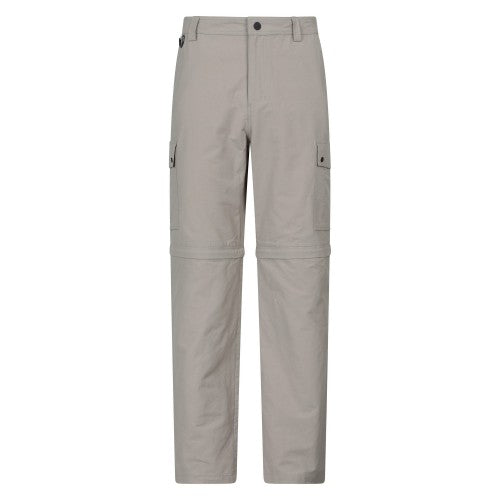 Front - Mountain Warehouse Mens Rydal Zip-Off Hiking Trousers