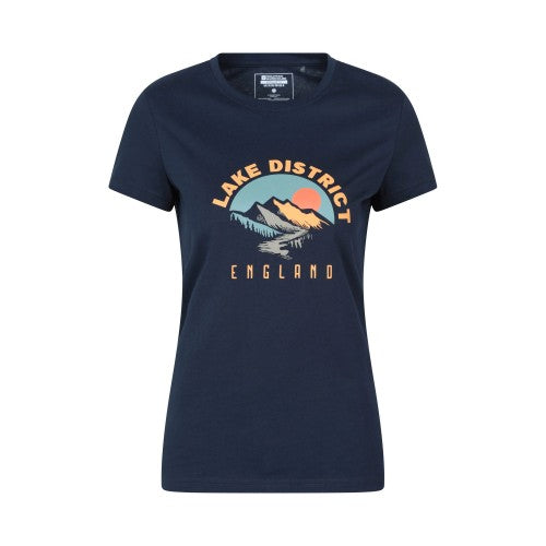 Front - Mountain Warehouse Womens/Ladies Lake District Sunrise T-Shirt