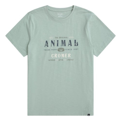 Front - Animal Mens Jacob Cromer Logo T-Shirt