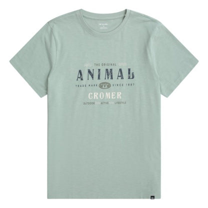 Front - Animal Mens Jacob Cromer Logo T-Shirt