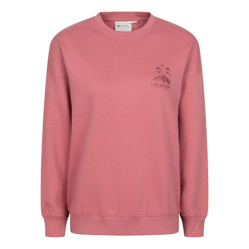 Front - Mountain Warehouse Womens/Ladies Lake District Graphic Sweatshirt