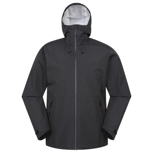 Front - Mountain Warehouse Mens Hill Packable Waterproof Jacket