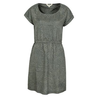 Front - Mountain Warehouse Womens/Ladies Mykonos Leaf Print Dress