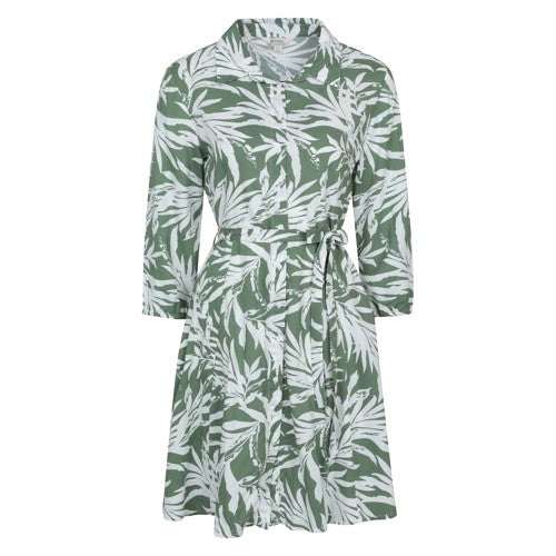 Front - Mountain Warehouse Womens/Ladies Porto Woven Button Through Shirt Dress