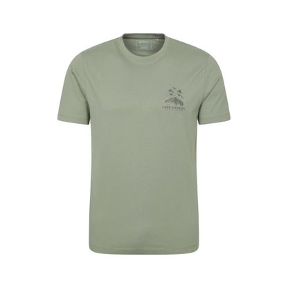 Front - Mountain Warehouse Mens Lake District Back Print Short-Sleeved T-Shirt