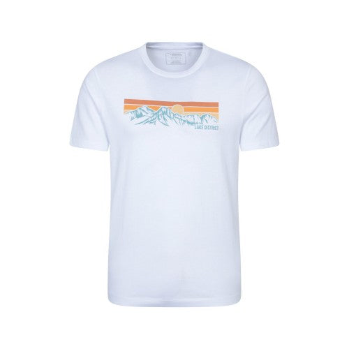 Front - Mountain Warehouse Mens Lake District Mountain T-Shirt