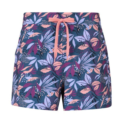 Front - Mountain Warehouse Womens/Ladies Floral Stretch Boardshorts