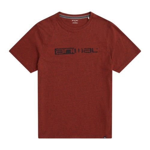 Front - Animal Mens Jacob Logo T-Shirt