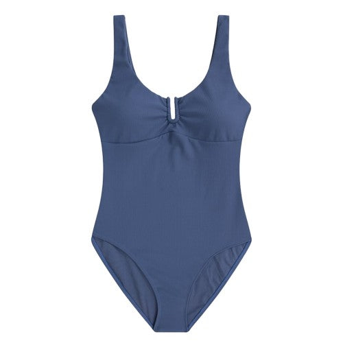 Front - Animal Womens/Ladies Florence Ribbed One Piece Swimsuit