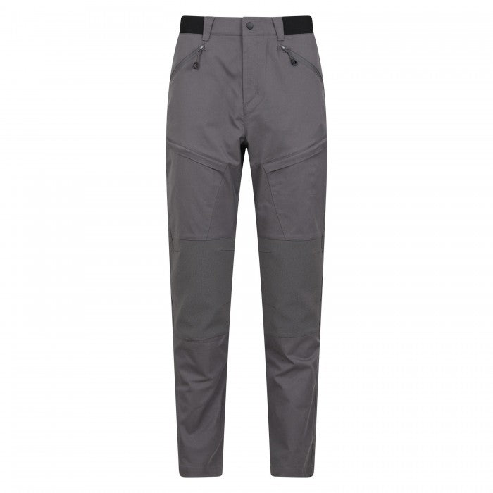 Front - Mountain Warehouse Mens Jungle Hiking Trousers