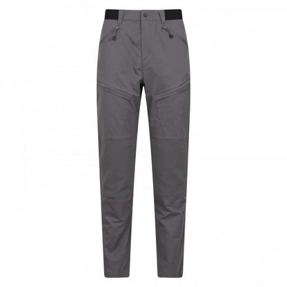 Front - Mountain Warehouse Mens Jungle Hiking Trousers