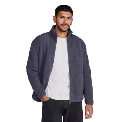 Front - Animal Mens Felix Borg Lined Fleece Jacket