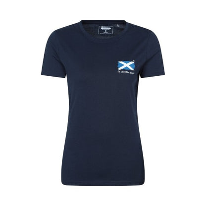 Navy-Navy - Front - Mountain Warehouse Womens-Ladies West Highland Way T-Shirt