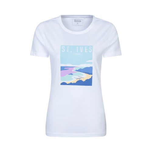 Front - Mountain Warehouse Womens/Ladies St Ives Short-Sleeved T-Shirt