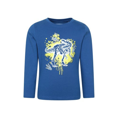 Front - Mountain Warehouse Childrens/Kids Character Long-Sleeved T-Shirt