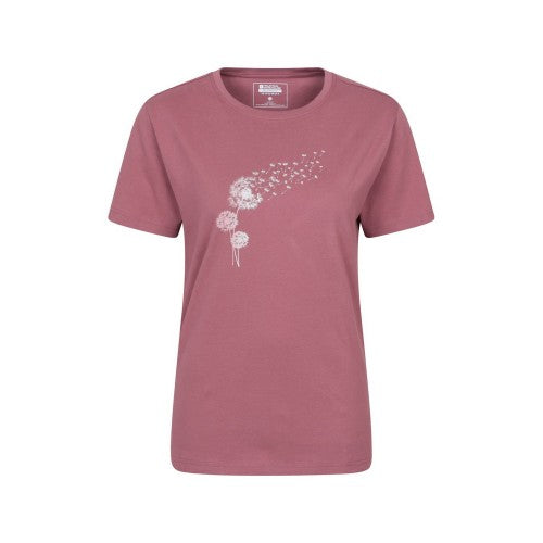 Front - Mountain Warehouse Womens/Ladies Dandelions Lightweight Relaxed Fit T-Shirt