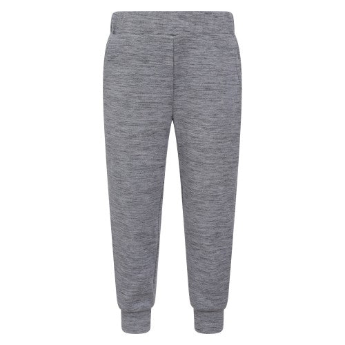 Front - Mountain Warehouse Childrens/Kids Strath Melange Supersoft Jogging Bottoms