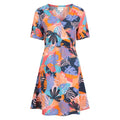 Front - Mountain Warehouse Womens/Ladies Sahara Printed Wrap Midi Dress