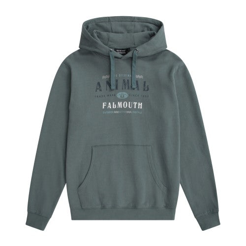 Front - Animal Mens River Bude Graphic Relaxed Fit Hoodie