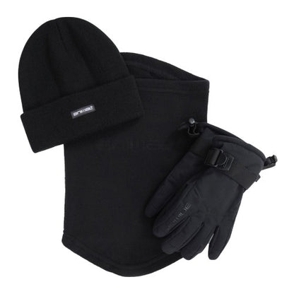 Front - Animal Childrens/Kids Ski Gloves Set