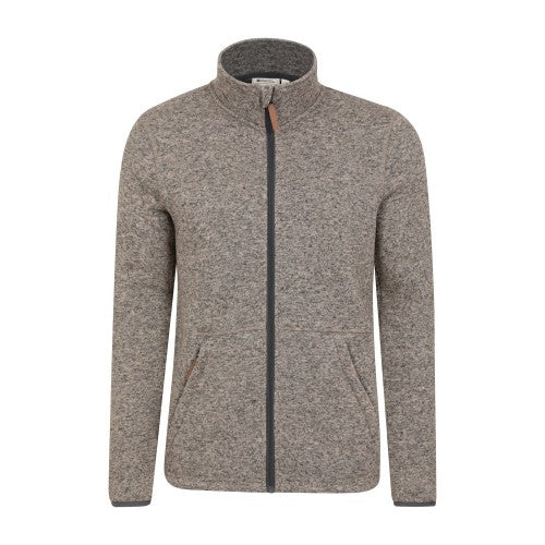 Front - Mountain Warehouse Mens Idris III Full Zip Fleece Jacket