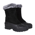 Front - Mountain Warehouse Womens/Ladies Snowdrift Suede Faux Fur Lined Snow Boots