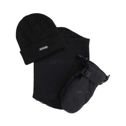 Front - Animal Hat And Scarf Set