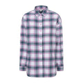 Front - Mountain Warehouse Womens/Ladies Elm Flannel Relaxed Fit Long-Sleeved Shirt