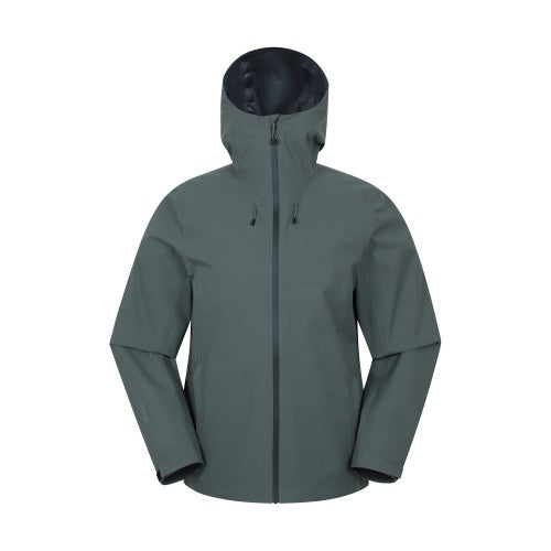 Front - Mountain Warehouse Mens Gael Waterproof Jacket