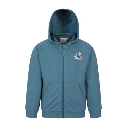 Front - Mountain Warehouse Childrens/Kids Moon Mountain Full Zip Hoodie