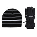 Front - Mountain Warehouse Childrens/Kids Line Isotherm Hat And Gloves Set