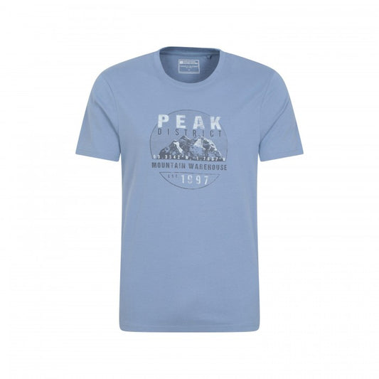 Front - Mountain Warehouse Mens Peak District Short-Sleeved T-Shirt