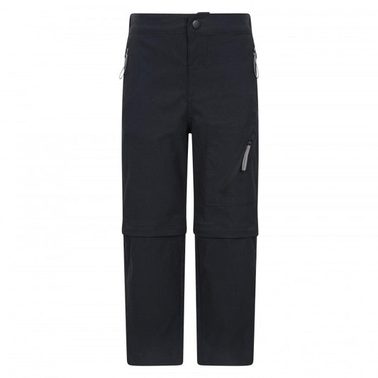 Front - Mountain Warehouse Childrens/Kids Forest Water Resistant Zip-Off Trousers