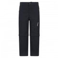 Front - Mountain Warehouse Childrens/Kids Forest Water Resistant Zip-Off Trousers
