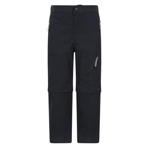 Front - Mountain Warehouse Childrens/Kids Forest Water Resistant Zip-Off Trousers