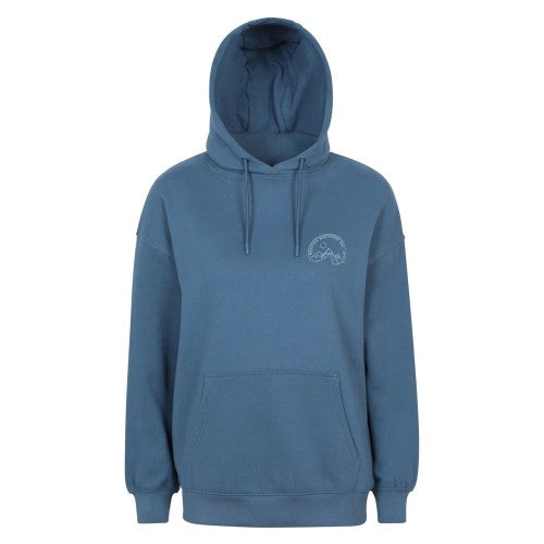 Front - Mountain Warehouse Womens/Ladies Mountain Relaxed Fit Hoodie