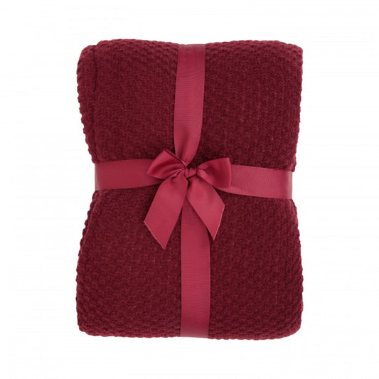 Front - Mountain Warehouse Borg Lined Knitted Blanket