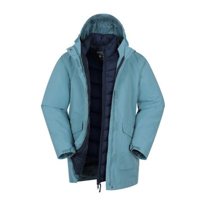 Front - Mountain Warehouse Childrens/Kids Alaskan 3 in 1 Waterproof Jacket