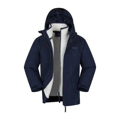Front - Mountain Warehouse Childrens/Kids Creek 3 in 1 Waterproof Jacket