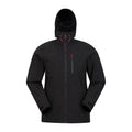 Front - Mountain Warehouse Mens Bachill Three Layer Waterproof Jacket