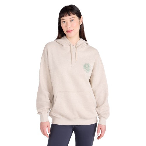 Front - Mountain Warehouse Womens/Ladies Mountain Collage Relaxed Fit Hoodie