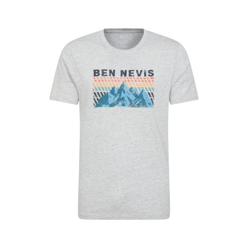 Front - Mountain Warehouse Mens Ben Nevis Graphic T-Shirt