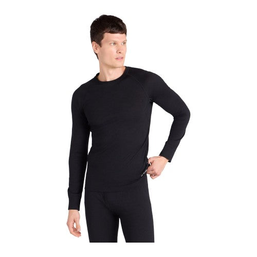 Front - Animal Mens Merino Wool Base Layer Top